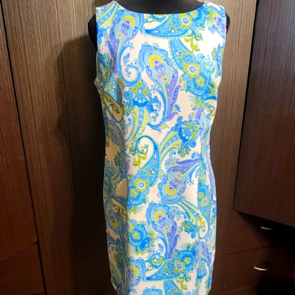 Amanda Lane paisely dress